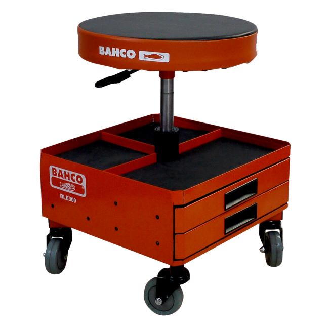 Bahco Pneumatic Workshop Stool with Drawers BLE300