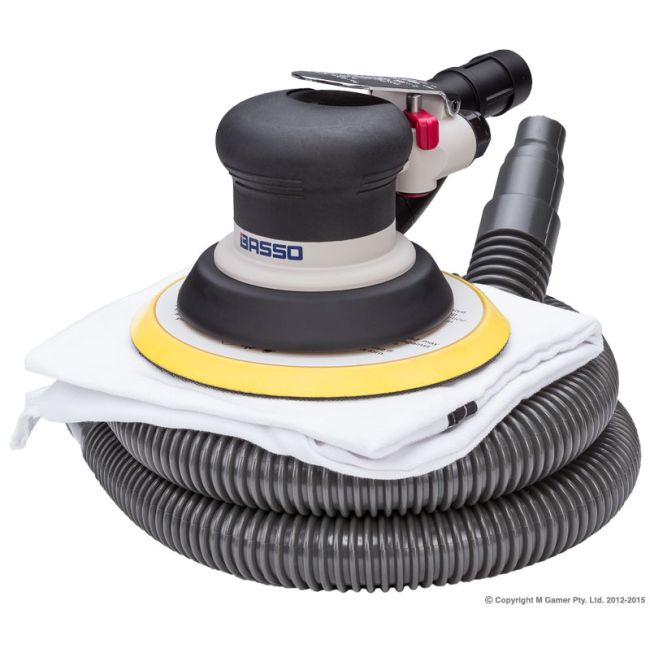Basso 6" Random Orbital Dust Free Sander - 5mm Orbit BOS156SA2