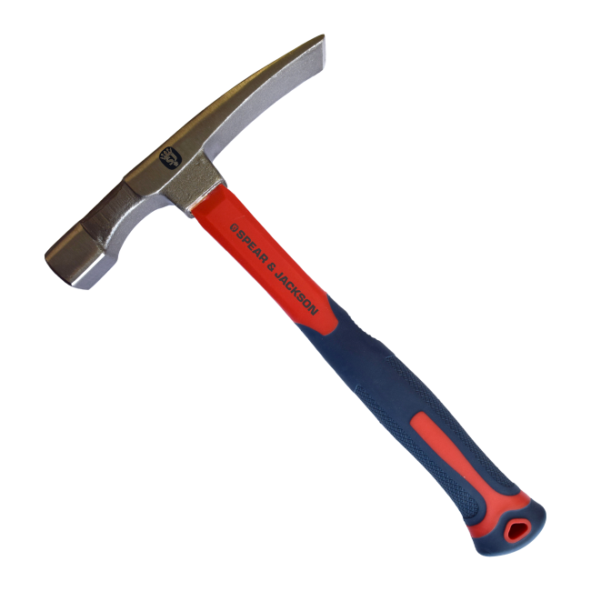 Spear & Jackson 24Oz/680G Fibreglass Brick Hammer SJ-BRH24FG