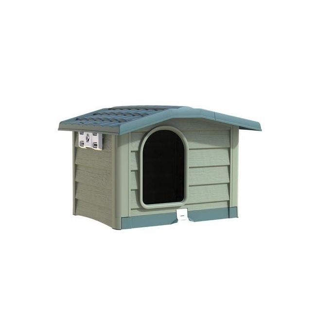 Bama Pet Medium Green Cuccia Bungalow PB-19100