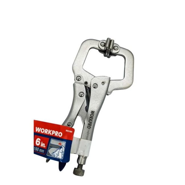 WORKPRO C-Clamp Locking Pliers With Pad 160mm(6 Inch) HTM-W031080WE