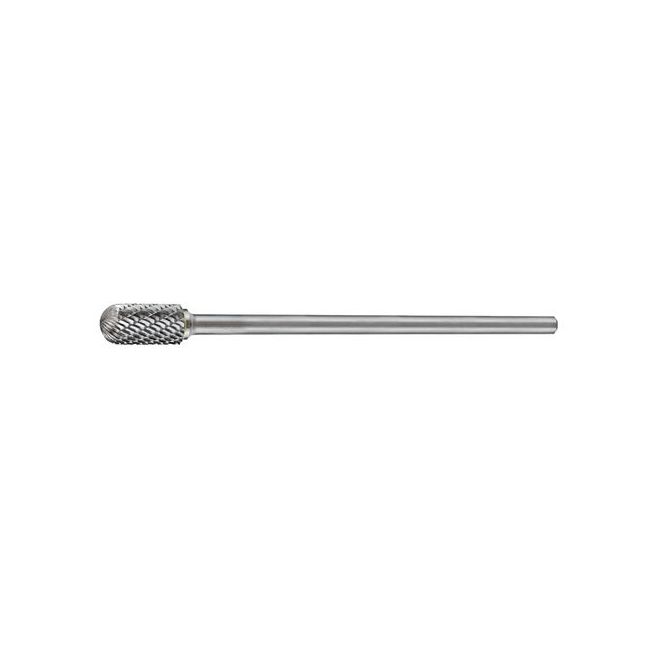 Holemaker Carbide Burr Cylindrical Radius End 3/8" X 3/4" Head 1/4" X 6" Shank Dc CB-SC3L6