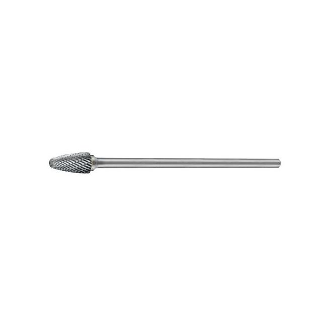 Holemaker Carbide Burr Tree Shape Radius End 3/8" X 3/4" Head 1/4" X 6" Shank Dc CB-SF3L6