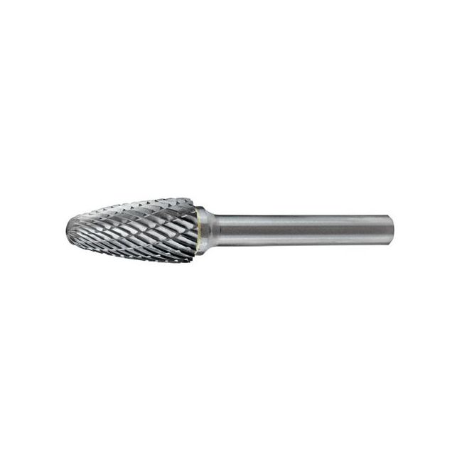 Holemaker Carbide Burr Tree Shape Radius End 7/16" X 1" Head 1/4" Shank Dc CB-SF4