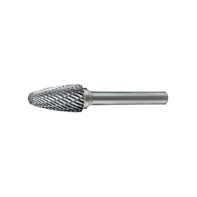 Holemaker Carbide Burr Tree Shape Radius End 3/4" X 1" Head 1/4" Shank Dc CB-SF7