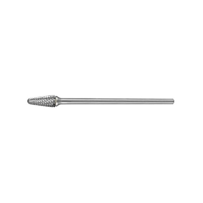Holemaker Carbide Burr Tapered Radius End 1/2" X 1-1/8" Head 1/4" X 6" Shank Dc CB-SL4L6