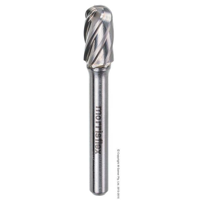 Morrisflex Non-ferrous Radius Ended Cylinder Burr - Size 3 CBSC3NF
