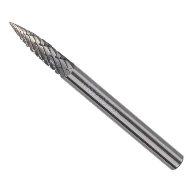 Morrisflex Pointed Tree Burr Size 0 Precision CNC Machined Solid Carbide CBSG43