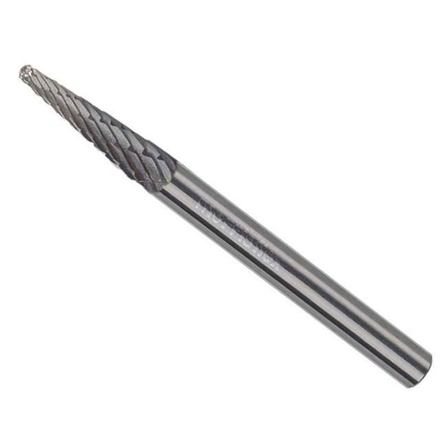 Morrisflex Radiused Cone Burr Size 0 Precision CNC Machined Solid Carbide CBSL42