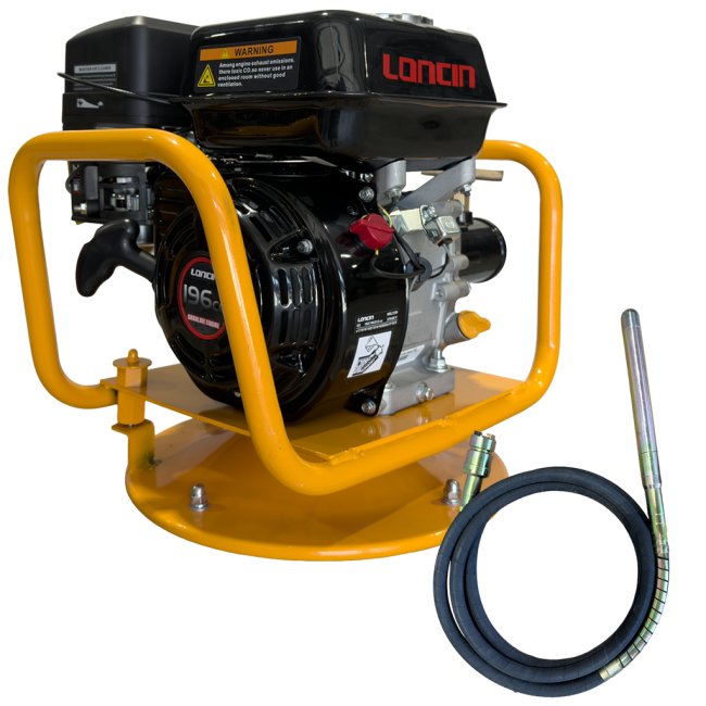  Concrete Vibrator With 6M Hose Loncin 6.5HP Petrol CCV-01