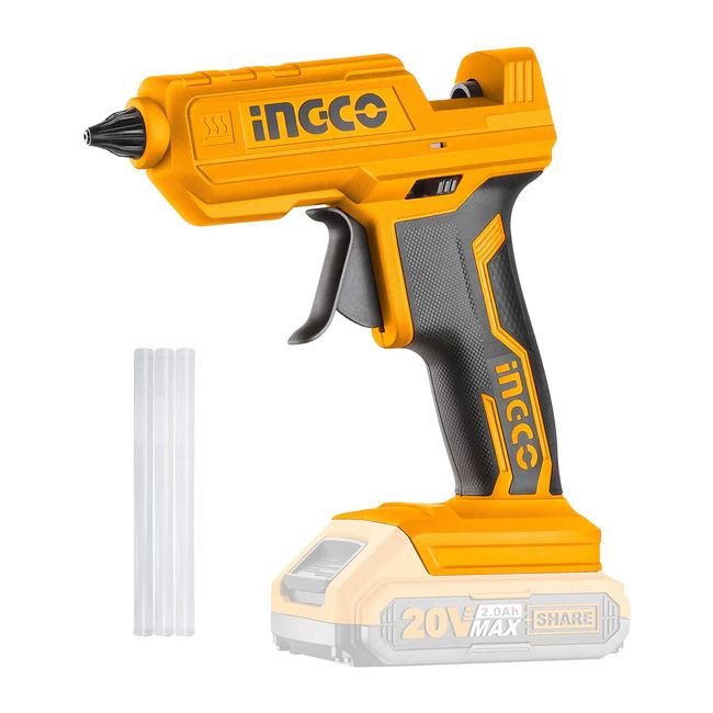 INGCO  Cordless Glue Gun Li-ion HD 20V HTP-CGGLI2001