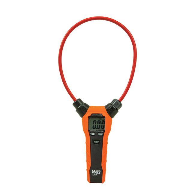 Klein Digital Clamp Meter AC Electrical Tester W/45.7 cm Flexible Clamp A-CL150
