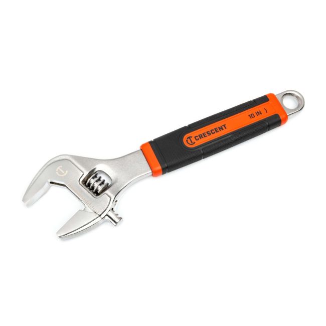 Crescent 10" Adjustable Wrench with Quick-Fit-Jaw AC310CVS