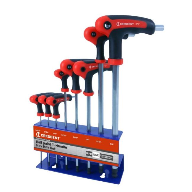 Crescent Hex Key Set 8 Piece 5/64"-3/8" SAE CHKT81