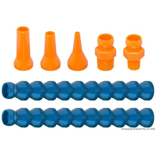 Jeton 1/4" Assorted Nozzle Kit with PT Connectors CS82020