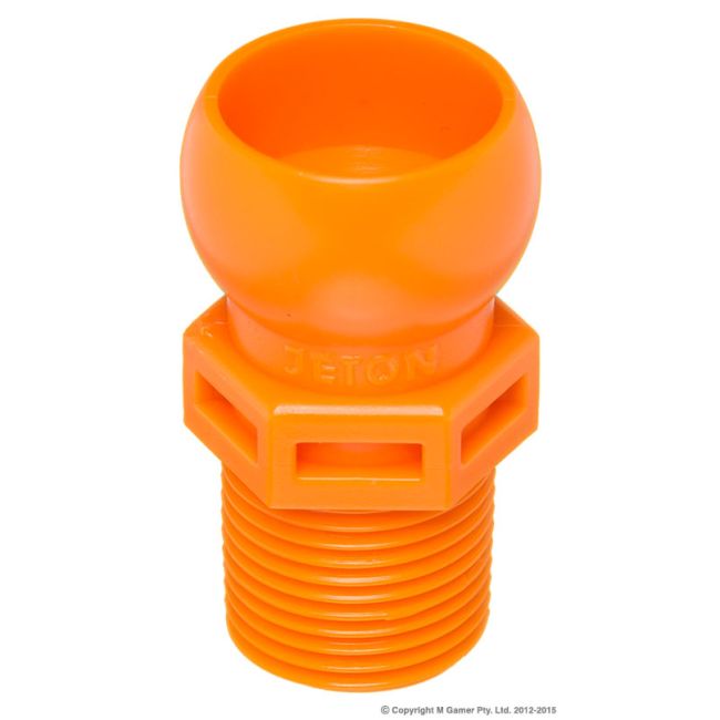 Jeton 1/2" PT Male to 3/8" Ball Connector (Pack of 4) CS83036