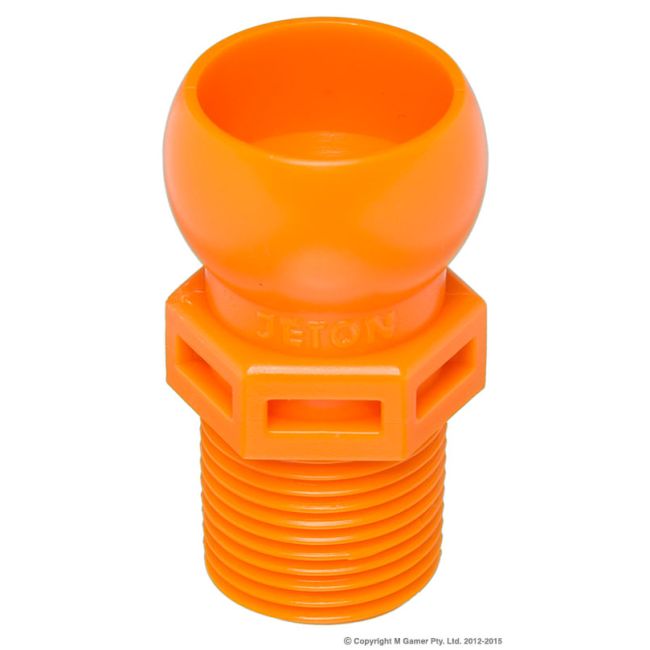 Jeton 3/8" PT Male Connector (Pack of 4) CS84046
