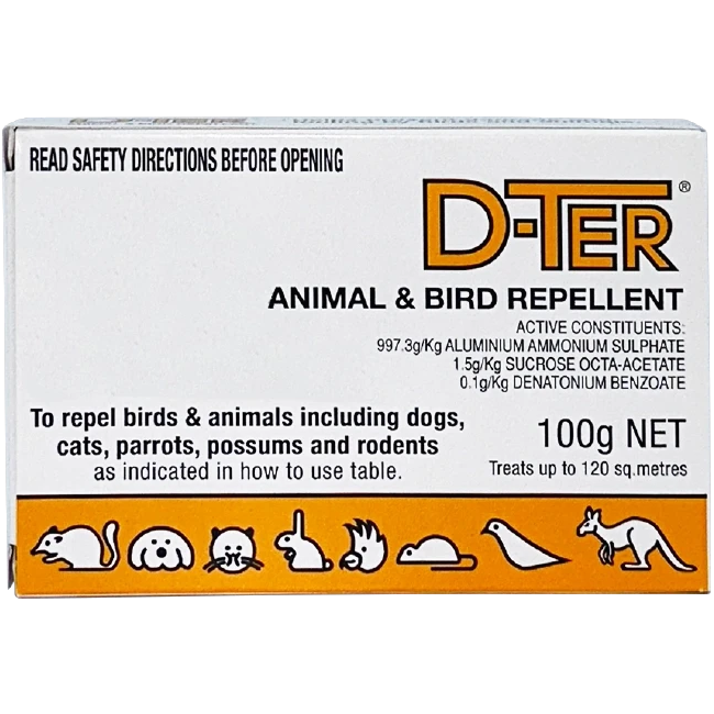 D-TER Animal & Bird Repellent 100gm DT-DTER-100
