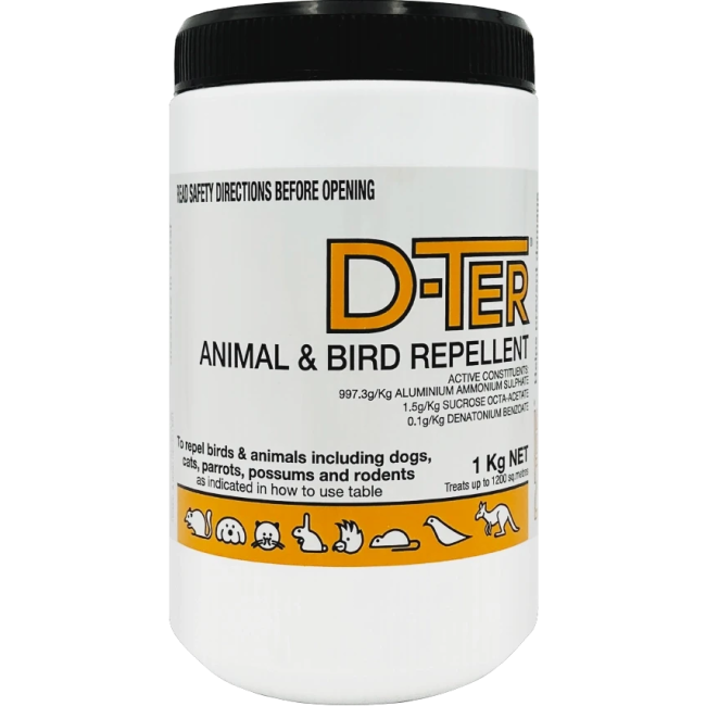 D-TER Animal & Bird Repellent 1kg DT-DTER-1