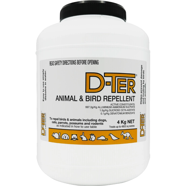 D-TER Animal & Bird Repellent 4kg DT-DTER-4