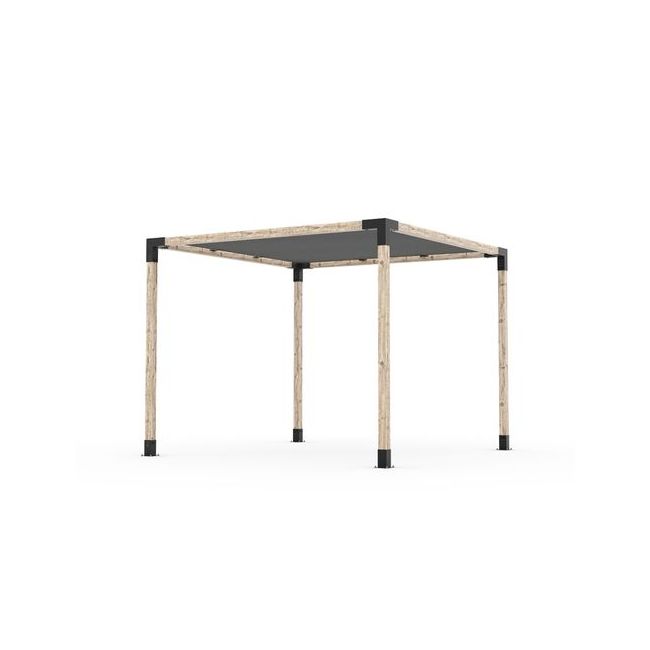 Toja Grid 3.66 x 3.66m Pergola Kit W/Sail GK-SA41212GR13