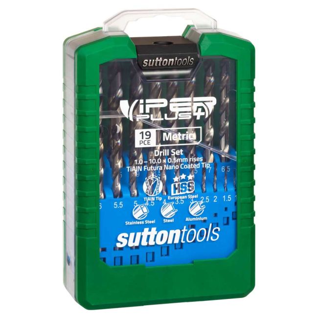 Sutton 19PC SM2 Viper Plus Jobber Drill Bit Set D179SM2