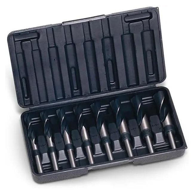 Sutton 14-25mm Metric HSS-Blue Reduced Shank Metal Drill Bit Set - 8 Piece D188SM8R