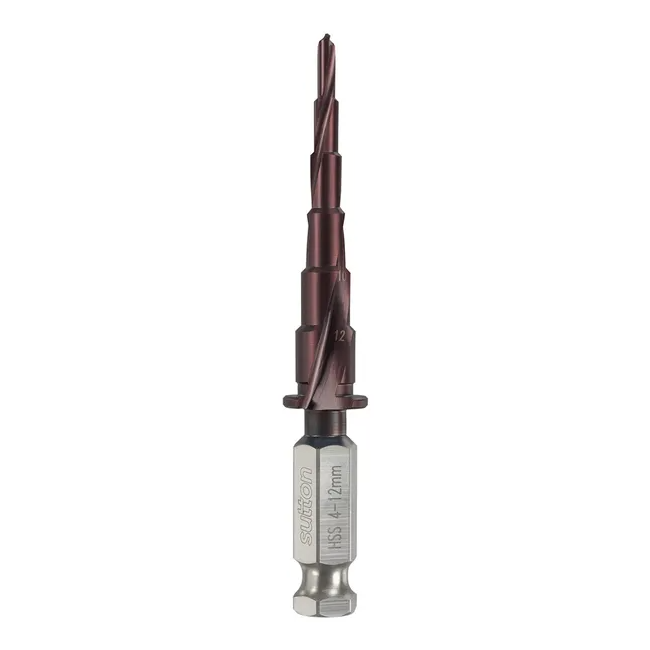 Sutton 4-12MM Supastep Hex Shank Step Drill D506041206 