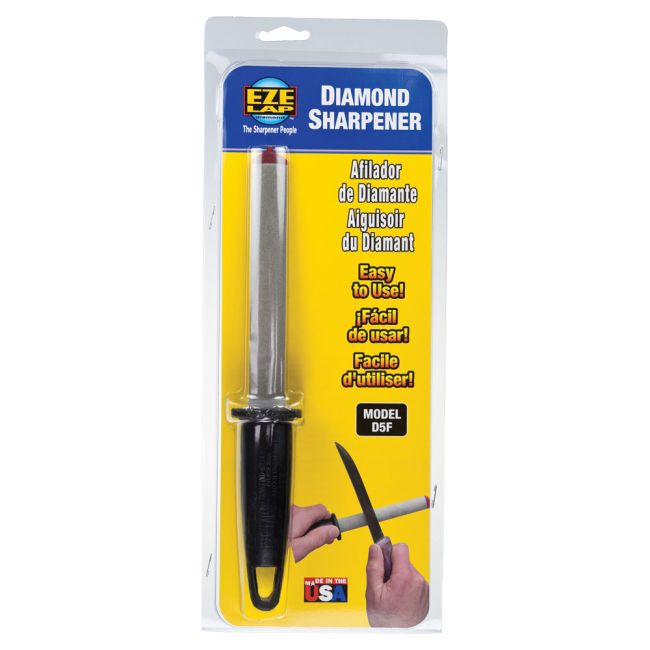 Eze-Lap 5" Fine Diamond Oval Sharpening Steel D5F