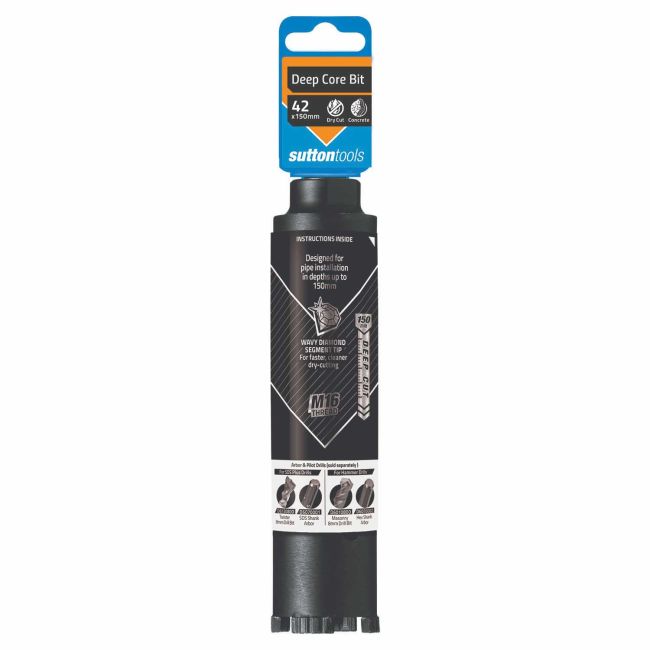 Sutton Diamond Core Cutter Drill Bit 42x150MM D6070420