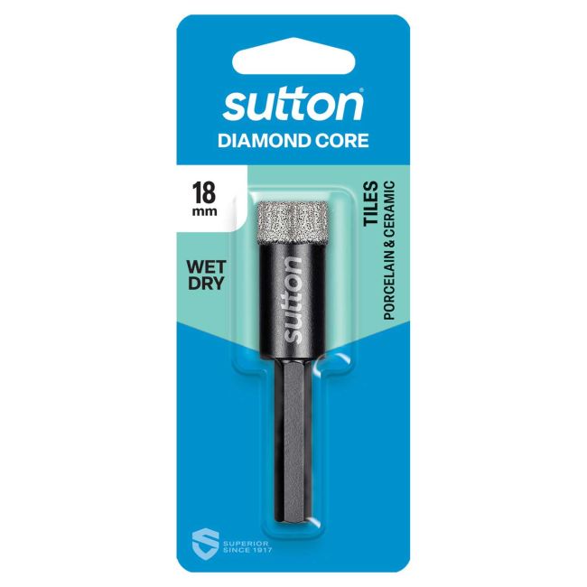 Sutton Diamond Core Drill Bit 18.0 D618H1800