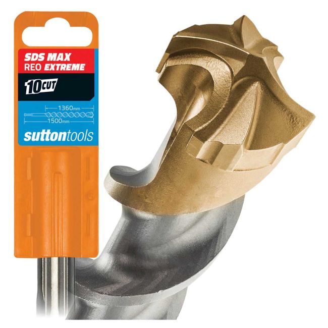 Sutton SDS Max REO Extreme Masonry Drill Bit 32x1500 D6493200