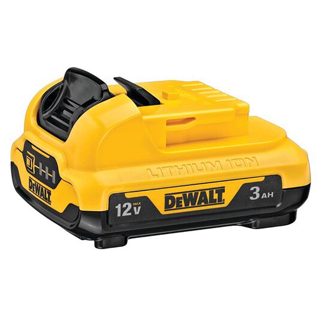 DeWALT Battery Pack 12V XR 3Ah Li-Ion 50% More Runtime DCB124