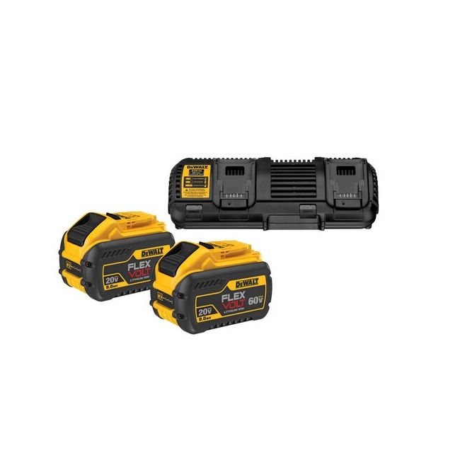 DeWALT DEWALT XR FLEXVOLT Battery & Charger Starter Pack 9AH DCB132X2-XE