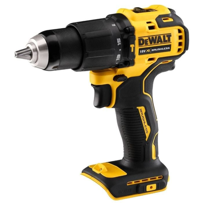 DeWALT 18V XR Compact Brushless Hammer Drill Driver Skin DCD709N-XJ