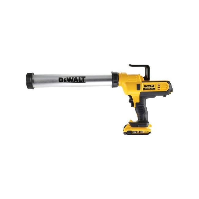DeWALT 18V XR Li-Ion 600ml Caulk Gun Kit - 2.0Ah DCE580D1-XE