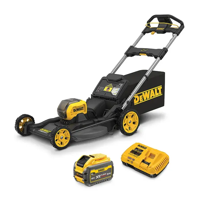 DeWALT 54V XR 9.0Ah 530MM Push Mower Kit DCMWP500X1-XE