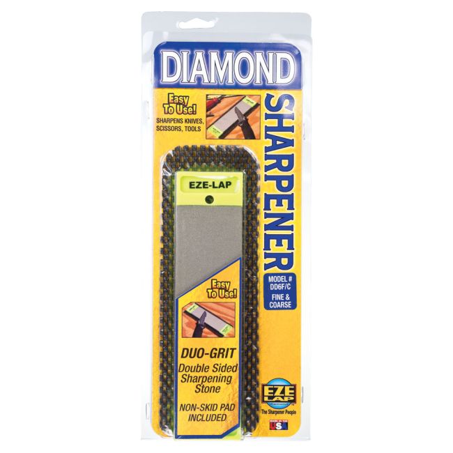 Eze-Lap 2x6" Fine/Coarse Double Sided Diamond Sharpening Stone DD6F/C