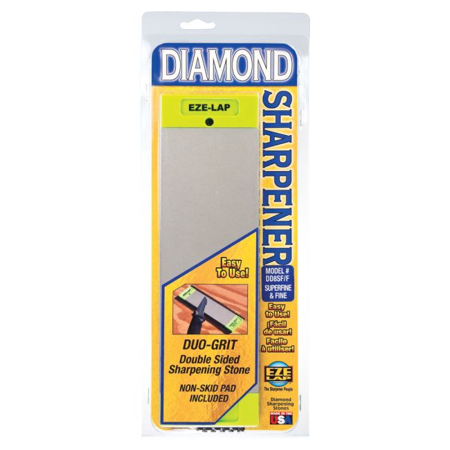 Eze-Lap 3x8" Super Fine/Fine Double Sided Diamond Sharpening Stone DD8SF/F