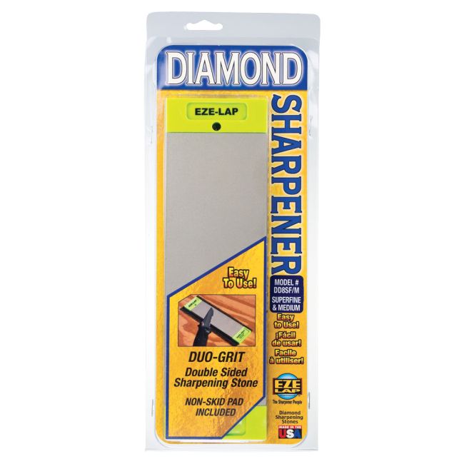Eze-Lap 3x8" Super Fine/Medium Double Sided Diamond Sharpening Stone DD8SF/M