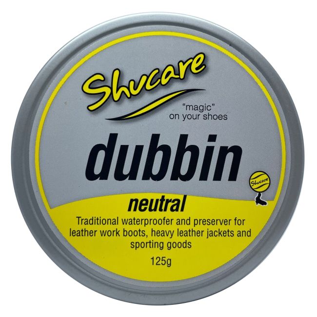 Dubbin Shucare Leather Waterproofer & Preserver Neutral 125g 111063