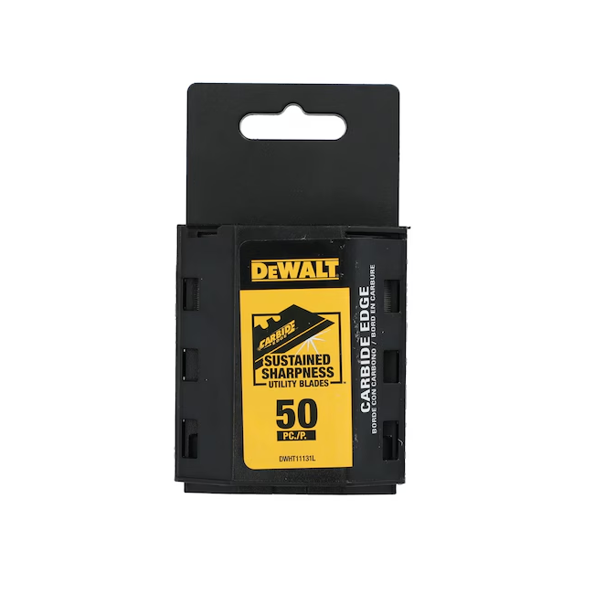DeWALT Tungsten Carbide Utility Blades 50 Pack DWHT11131L