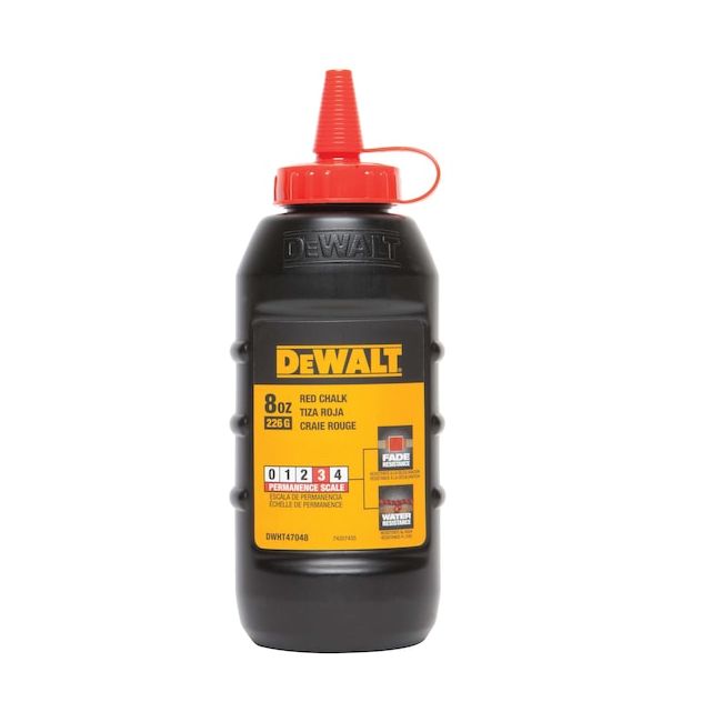 DeWALT Chalk Refill Red 225g/8oz DWHT47048L