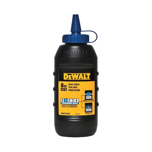 DeWALT Chalk Refill Blue 225g/8oz DWHT47049L
