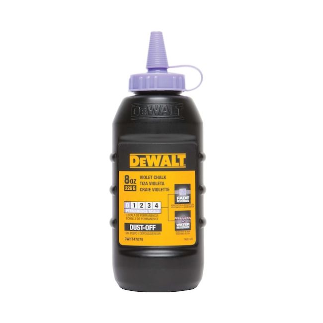DeWALT Chalk Refill Violet 225g/8oz DWHT47079L
