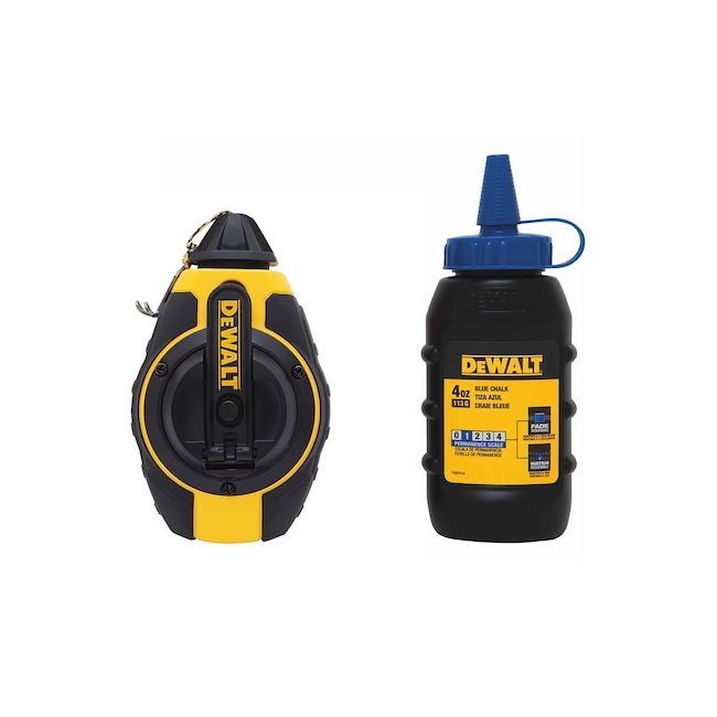 DeWALT 30m Chalk Line Reel Kit with Blue Chalk DWHT47373L
