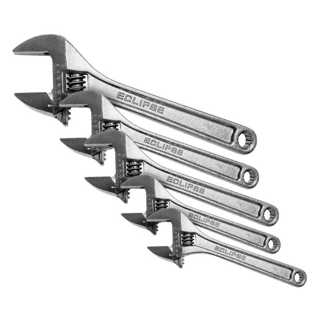 Eclipse Wrench Adjustable 5 Piece 150/200/250/300/375mm ADJWS/5
