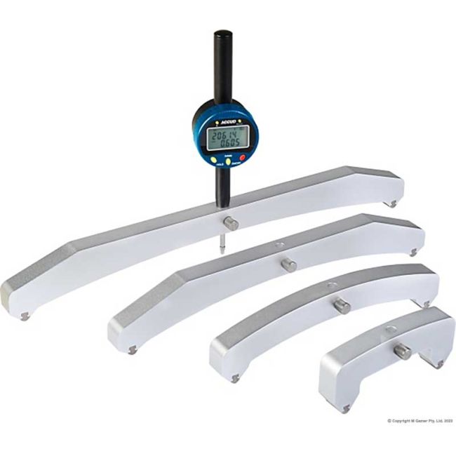 Accud 5-700mm Digital Radius Gauge AC-406-590-44