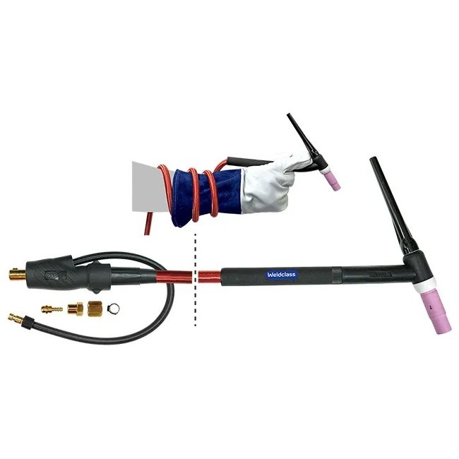 Weldclass TIG Torch PLATINUM TK17 Super-Flex 4m (150 Amp) WC-04997