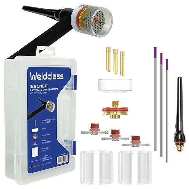 Weldclass Parts Kit PLATINUM PX 17/18/26 Large Diameter 1.6/2.4/3.2mm WC-01663